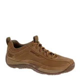 Zapatos Caterpillar modelo Cognizant de hombre, color marrón, confeccionados en cuero con cordones y suela de goma texturizada.