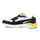 Championes Puma X-ray Speed Lite, color blanco, negro, azul y amarillo.