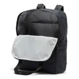 Mochila Columbia Trail Traveler de 18 litros, color negro, con diseño funcional que incluye asas superiores de mano, correas ajustables para la espalda, compartimento principal con cierre y logo de la marca bordado en el frente.