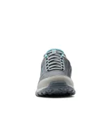 Championes de senderismo Columbia Firecamp Fleece III, color gris grafito con detalles en celeste. Presentan un diseño resistente con forro polar interior, entresuela TechLite para amortiguación y suela Omni-Grip para tracción en diversos terrenos.