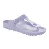 Sandalia tipo ojota Birkenstock modelo Gizeh, confeccionada en material EVA ligero y flexible. Presenta diseño de tira de dedo con hebilla ajustable lateral y plantilla anatómica moldeada.