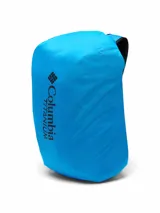 Mochila Columbia Triple Canyon de 24 litros color azul, con detalles en negro, bolsillos laterales de red y tirantes acolchados y transpirables.