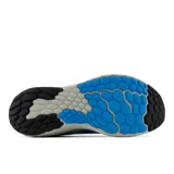 Championes de running New Balance modelo Evoz V4, color gris con detalles en azul brillante y suela amortiguada Fresh Foam X.