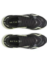 Championes de entrenamiento Under Armour Reign XT, con diseño técnico en colores negro, gris y amarillo lima. Presentan entresuela UA HOVR de doble densidad para amortiguación, estructura superior de TPU para mayor sujeción y tecnología UA TriBase en la suela para optimizar el contacto con el suelo y la flexibilidad.