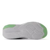 Championes New Balance 413 V3 de dama, color gris con detalles en blanco y violeta.