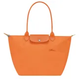 Longchamp -Cartera Longchamp plegable de nylon con cierre y asa larga, Le pliage M
