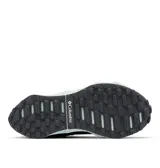 Bota de senderismo Columbia Facet 75 Mid Outdry, color azul oscuro con entresuela moteada en tono celeste. Presenta diseño de media caña con tecnología impermeable, soporte de TPU en el mediopié y suela con tracción avanzada.