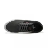 Championes Etnies Blitz de skate, color gris con detalles en negro y suela blanca.