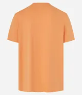 Remera basica masculina Marfinno de corte comfort, confeccionada en algodon peruano de color azul marino, con cuello redondo y mangas cortas de diseño liso.