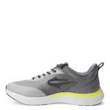 Championes Topper Asphalt, color gris con detalles en verde lima y negro.