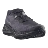 Championes Salomon Aero Glide 4 Grvl, calzado de running diseñado para cambio de superficies, color negro y gris con suela adherente y sistema de ajuste rápido.