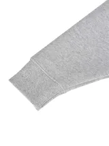 Buzo gris con capucha para hombre, con logo de Curry en el pecho y bolsillo tipo canguro.