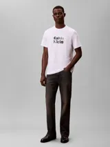 Remera de manga corta y cuello redondo, confeccionada en algodón. Presenta un estampado gráfico con el logotipo de la marca en el pecho con tipografía retro.