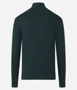 Buzo de corte slim con cuello alto y mangas largas, confeccionado en tejido de punto liso.