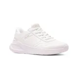 Championes Skechers Street Hands Free Slip-ins: UNO Lite - Floating Steps, color blanco. Capellada de duraleather en relieve con cordones fijos, media suela con cuña que absorbe los impactos, suela flexible con tracción y plantilla acolchada Skechers Memory Foam.