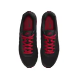Championes Nike Air Max Invigor de color negro con detalles en rojo, diseñados para running y uso deportivo.