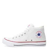 Championes Converse Chuck Tremont Street Mid unisex, color blanco con detalles en rojo y azul.