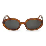 Lentes de sol Mr Boho modelo Solarte, con montura de acetato color carey y lentes grises.