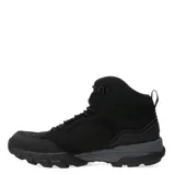 Championes de corte alto tipo botita Topper, color negro, con diseño urbano y deportivo. Presentan una estructura resistente con cordones, suela de goma con relieve para mayor tracción y detalles en material sintético.