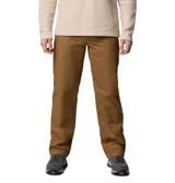 Pantalon de corte recto en color marrón, confeccionado en tejido resistente y funcional, ideal para actividades al aire libre.