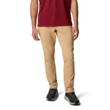 Pantalon tipo chino de corte recto, color beige, con cinco bolsillos y tecnología de repelencia a líquidos y manchas.