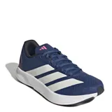 Championes de running Adidas Duramo RC2 para mujer, en color azul marino con las icónicas tres tiras laterales en blanco. Presentan una parte superior de malla transpirable, mediasuela con tecnología LIGHTMOTION para mayor amortiguación y suela de goma Adiwear para un agarre óptimo.