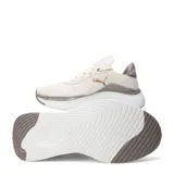 Championes Puma Softride Mayve 2 de mujer, en color beige y gris, con capellada de tejido y suela chunky amortiguada.