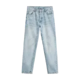 Pantalón de jean celeste de corte slouchy.