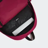 Mochila Vans Old Skool Classic color borgoña con logo "Off the Wall" en blanco y negro. Cuenta con doble compartimento, organizador frontal, bolsillo interior, compartimento para laptop de hasta 38 cm y bolsillo lateral para botella de agua.