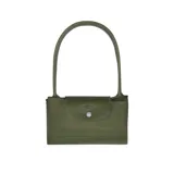 Longchamp -Cartera Longchamp plegable de nylon con cierre y asa larga, Le pliage M