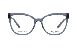 Armazón para anteojos Azzaro modelo 30381, color gris azulado, de acetato orgánico.