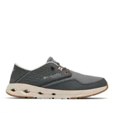 Championes Columbia Bahama X Relaxed Omni-Grip de color gris, con tecnología de secado rápido, entresuela con orificios de drenaje y suela de tracción superior.