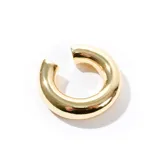 Aro trepador dorado con forma de C gruesa.