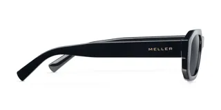 Lentes de sol unisex de forma geométrica, color negro, con protección UV400 y lentes polarizados TAC japoneses antirayaduras.
