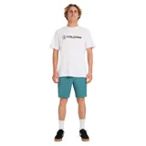 Bermuda de paseo Volcom modelo ABG Stones Hybrid, color celeste, de diseño liso y confeccionada en mezcla de poliéster y elastano.