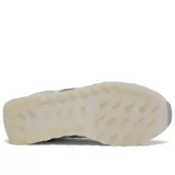 Championes Saucony Jazz Original de dama, color gris con detalles plateados.