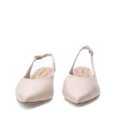 Zapatos de tacón bajo Bottero, color negro, con diseño en punta fina, talón descubierto y tira trasera ajustable con hebilla.