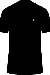 Remera de manga corta y cuello redondo para hombre, confeccionada en algodón orgánico. Presenta un diseño liso con el logo de la marca bordado en el pecho.