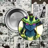 Pin metálico con imagen de los personajes Gon y Killua del anime Hunter x Hunter.