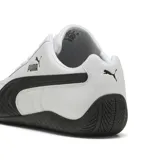 Championes Puma Speedcat LTH, color blanco con detalles en negro.