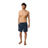 Short de baño Rip Curl Bondi de 17 pulgadas, color azul marino, confeccionado en poliéster reciclado de secado rápido, con cintura elástica, cordón ajustable y bolsillos laterales.