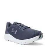 Championes Under Armour Pursuit 4 color gris con detalles en blanco.