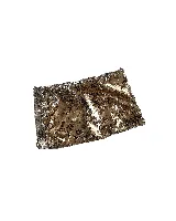 Minifalda elastizada de lentejuelas doradas, forrada por dentro.