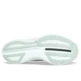 Championes Saucony Endorphin Speed 3 color gris oscuro con detalles en verde y blanco.