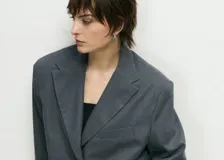 Bermuda gris de corte sastrero.