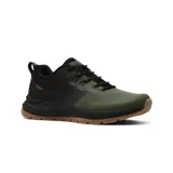 Championes deportivos Hi-Tec modelo Fermin, diseñados para trekking. Presentan una combinación de colores negro y marrón, con tecnología Memory Foam en la plantilla y superficie resistente al agua.