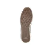 Championes de skate Emerica modelo Tilt G6 Vulc, color gris con detalles en marrón y suela blanca. Confeccionados en gamuza con paneles perforados para mayor ventilación y refuerzo en el talón.