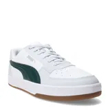 Championes urbanos Puma Caven 2.0, color blanco, con diseño clásico de corte bajo, perforaciones en la puntera y logo de la marca en el lateral.