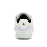 Championes Caterpillar Pause Retro Canvas color celeste con detalles en blanco. Confeccionados en lona y gamuza, con forro de malla de nylon y suela de goma.