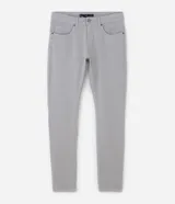Pantalón skinny de sarga color beige, de corte ajustado y tiro medio, con bolsillos laterales y traseros de la marca Blue Steel.